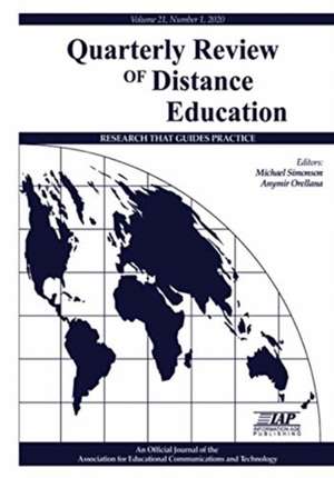 Quarterly Review of Distance Education de Anymir Orellana