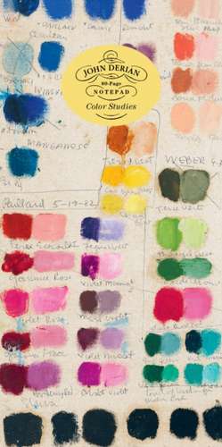 John Derian Paper Goods: Color Studies 80-Page Notepad de John Derian