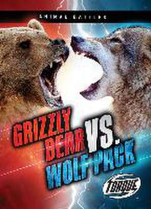 Grizzly Bear vs. Wolf Pack de Nathan Sommer