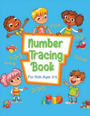 Number Tracing Book for Kids Ages 3-5 de Miracle Activity Books