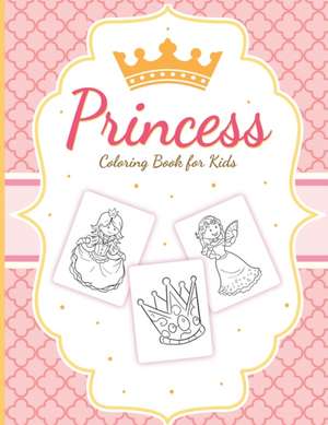 Princess Coloring Book For Kids de Patricia Larson