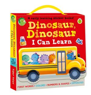 Dinosaur, Dinosaur I Can Learn 4-Book Boxed Set with Stickers de Villetta Craven