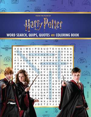 Harry Potter Word Search, Quips, Quotes, and Coloring Book de Editors of Thunder Bay Press