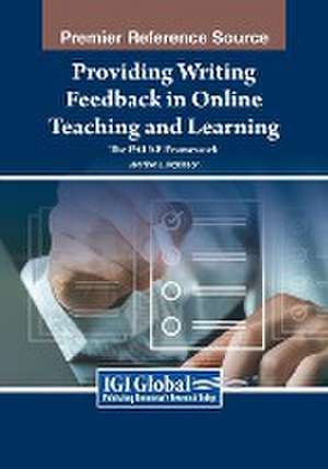 Providing Writing Feedback in Online Teaching and Learning de Jennifer L. Robinson