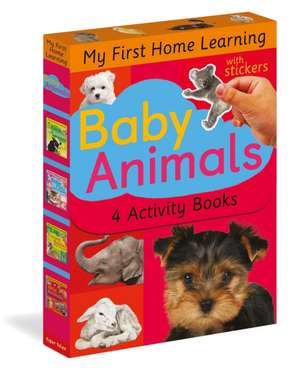 Baby Animals: 4 Activity Book Boxed Set with Stickers de Tiger Tales