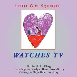 Little Girl Squirrel Watches TV de Michael a King