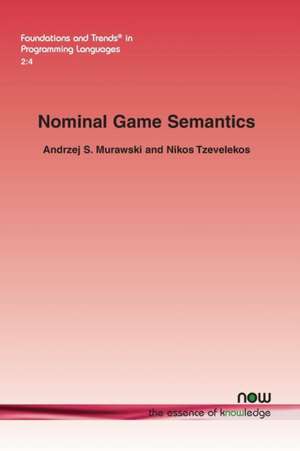 Nominal Game Semantics de Andrzej S. Murawski