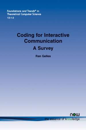 Coding for Interactive Communication de Gelles, Ran