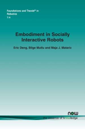 Embodiment in Socially Interactive Robots de Eric Deng