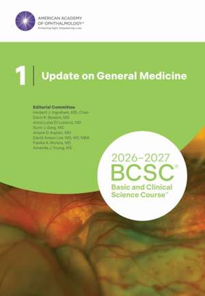 2026-2027 Basic and Clinical Science Course, Section 1 de Herbert J. Ingraham