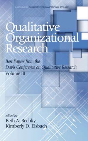 Qualitative Organizational Research de Beth A. Bechky