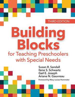 Building Blocks for Teaching Preschoolers with Special Needs de Susan R Sandall