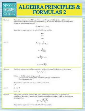 Algebra Principles and Formulas 2 (Speedy Study Guides): Proven Life Hacks on How to Keep Doing Aerobics de Speedy Publishing LLC