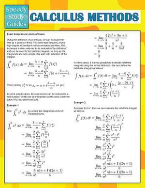 Calculus Methods (Speedy Study Guides) de Speedy Publishing LLC