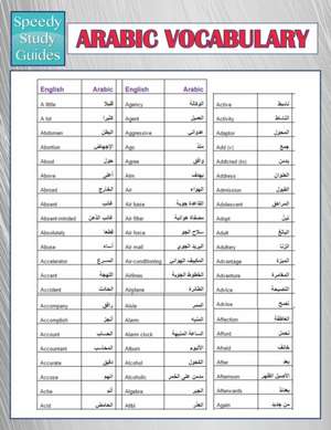 Arabic Vocabulary (Speedy Study Guides): Microstructures (Speedy Study Guides) de Speedy Publishing LLC