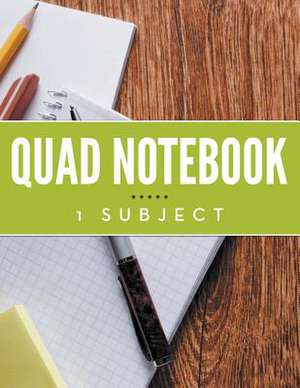 Quad Notebook - 1 Subject de Speedy Publishing LLC