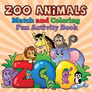 Zoo Animals - Match and Coloring Fun Activity Book de Baby