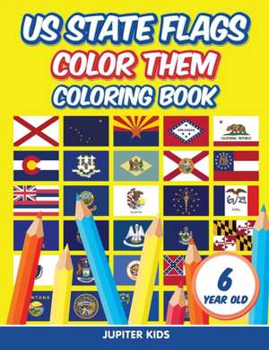 US State Flags - Color Them de Jupiter Kids