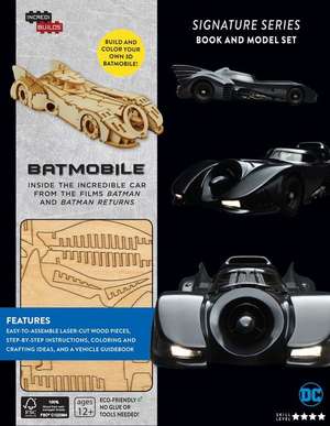 INCREDIBUILDS: BATMOBILE SIGNATURE SERIES BOOK AND MODEL SET de INSIGHT EDITIONS