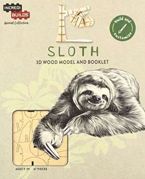 Insight Editions: IncrediBuilds Animal Collection: Sloth de Insight Editions