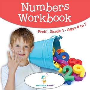 Numbers Workbook | PreK-Grade 1 - Ages 4 to 7 de Gusto