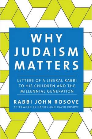 Why Judaism Matters de Rabbi John Rosove