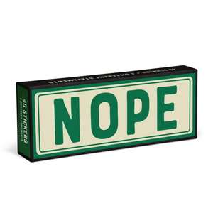 Knock Knock Nope Sticker Statements de KNOCK KNOCK