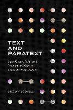 Text and Paratext de Gregory Goswell