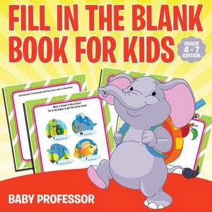 Fill in the Blank Book for Kids | Grade 1 Edition de Baby