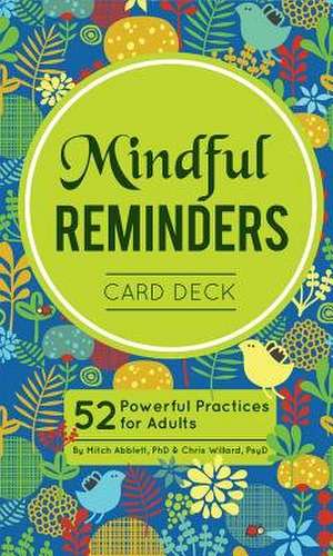 Mindful Reminders Card Deck de Christopher Willard