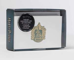 Harry Potter Slytherin Crest Foil Gift Enclosure Cards de Insight Editions