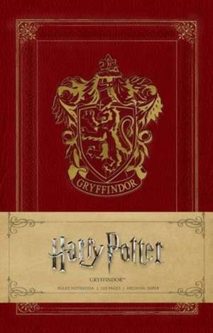 Harry Potter Gryffindor Ruled Notebook de Insight Editions