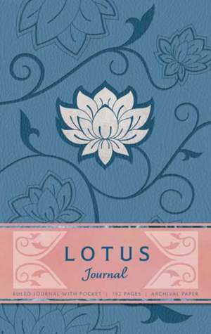 Lotus Hardcover Ruled Journal de Insight Editions