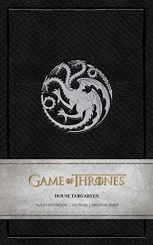 Game of Thrones House Targaryen Ruled Notebook de Insight Editions