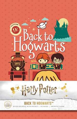 Back to Hogwarts Hardcover Ruled Journal: Back to Hogwarts Hardcover Ruled Journal de Insight Editions