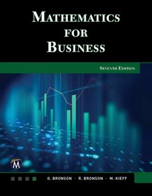 Mathematics for Business de Gary Bronson