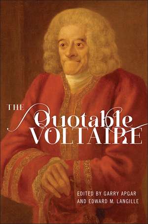 The Quotable Voltaire de Garry Apgar