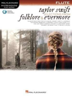 Taylor Swift - Selections from Folklore & Evermore: Flute Play-Along Book/Online Audio