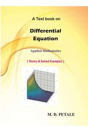 Differential Equation de M D Petale