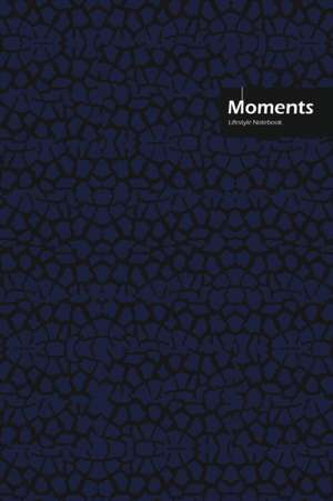 Moments Lifestyle, Animal Print, Write-in Notebook, Dotted Lines, Wide Ruled, Medium Size 6 x 9 Inch, 288 Pages (Blue) de Design