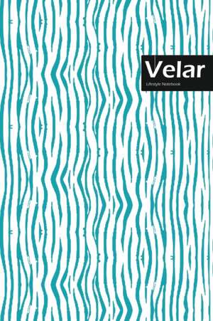 Velar Lifestyle, Animal Print, Write-in Notebook, Dotted Lines, Wide Ruled, Medium 6 x 9", 144 Sheets (Royal Blue) de Design