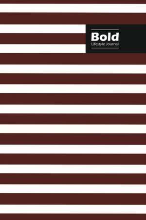 Bold Lifestyle Journal, Creative Write-in Notebook, Dotted Lines, Wide Ruled, Medium Size (A5), 6 x 9 Inch (Coffee) de Design