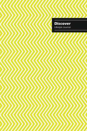 Discover Lifestyle Journal, Creative Write-in Notebook, Dotted Lines, Wide Ruled, Medium Size (A5) 6 x 9 Inch (Yellow) de Design