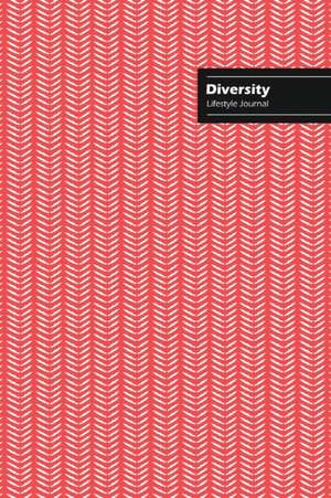 Diversity Lifestyle Journal, Creative Write-in Notebook, Dotted Lines, Wide Ruled, Medium Size (A5), 6 x 9 Inch (Pink) de Design