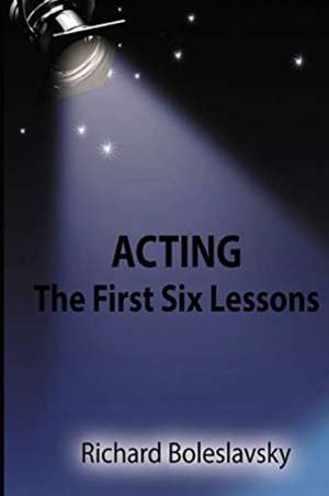 Acting de Richard Boleslavsky