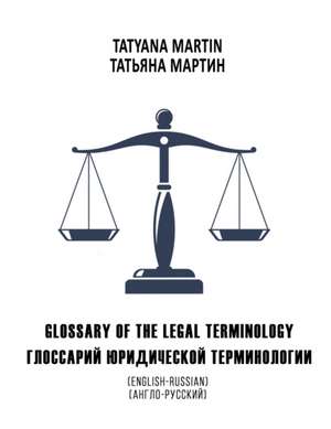 Glossary of the legal terminology de Tatyana Martin