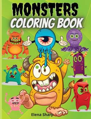 Monsters Coloring Book de Elena Sharp