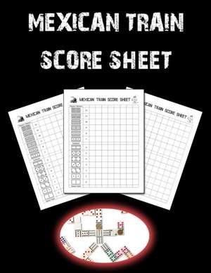 Mexican Train Score Sheet de Prolunis