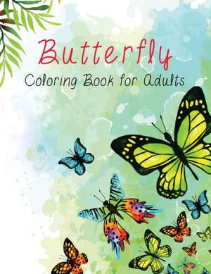 Butterfly Coloring Book for Adults de Tornis