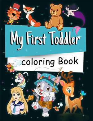 My First Toddler Coloring Book de Lenard Vinci Press